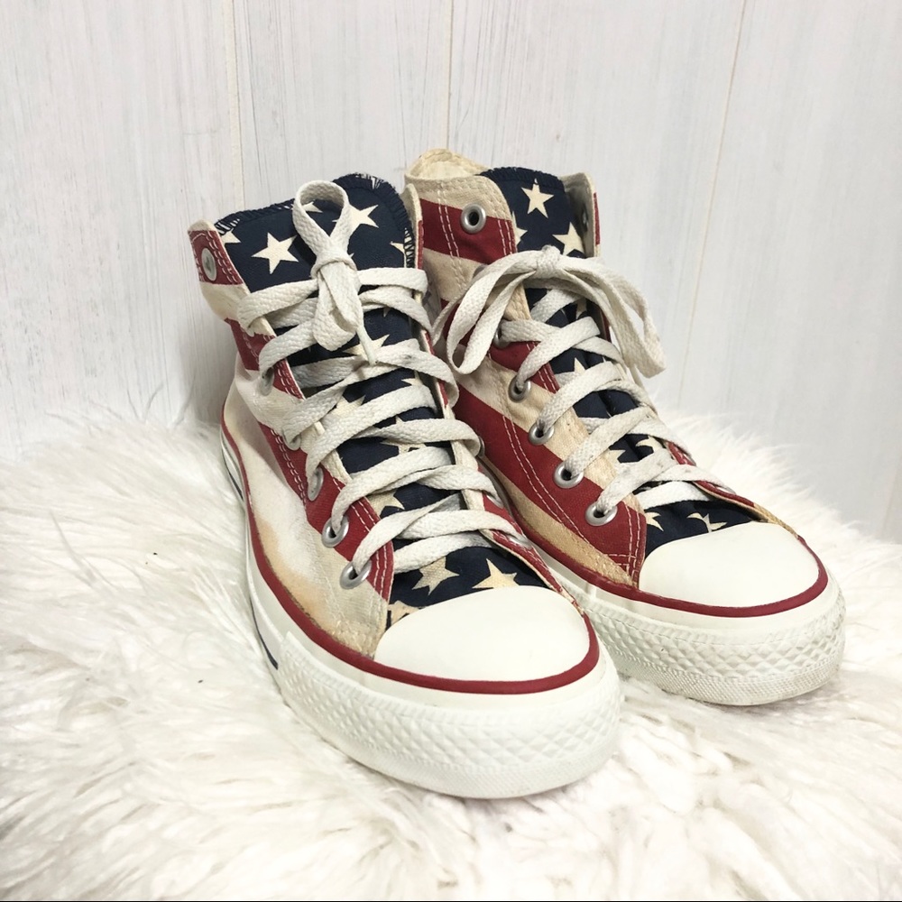 Converse CTAS American Flag High Tops